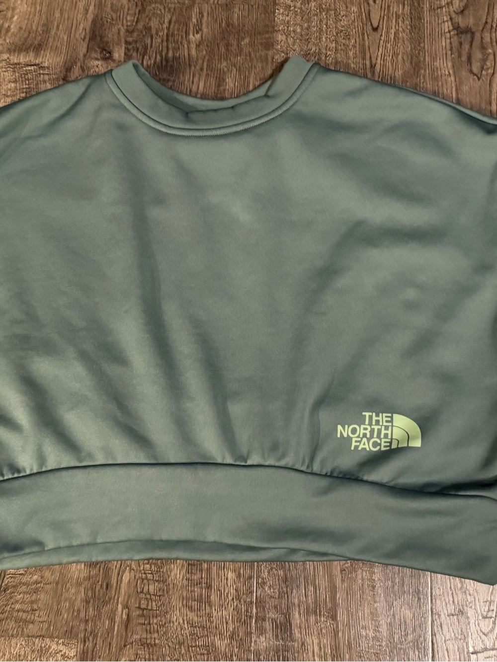 The North Face | W Horizon Performance Fleece Crew | Women's | M | Sage Green - Picture 6 of 6